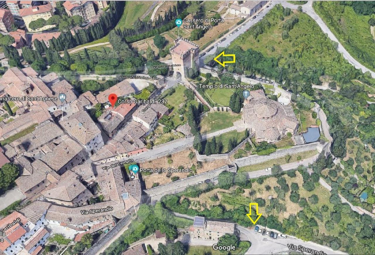 Apartamento Loft Garibaldi, Garage Privato! Perugia Exterior foto